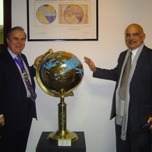 with Lord Alderman David Brewer, Mayor of London, UK 