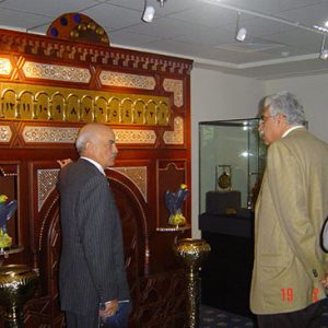 with H.E. Dr. Ahmed Nazif, Prime Minister of Egypt 