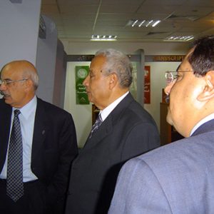 with H.E. Dr. Atef Ebeid, Former Prime Minister of Egypt 
