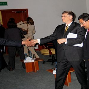 with Mr. Bill Gates, Chairmain, Microsoft Corporation