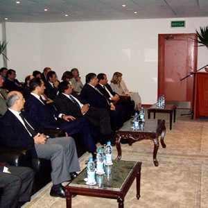 with  Mr. Gamal Mubarak, NDP Secretary General, Egypt 
