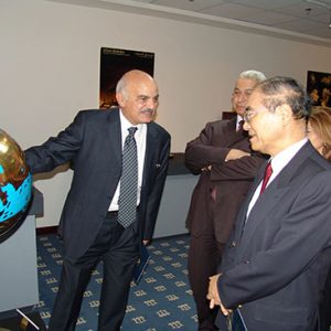 with Mr Matsura UNESCO GM