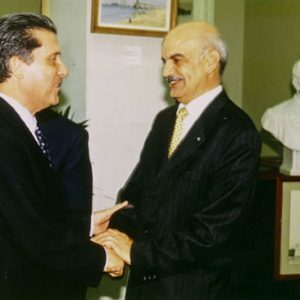 with Federico Mayor (UNESCO GM)